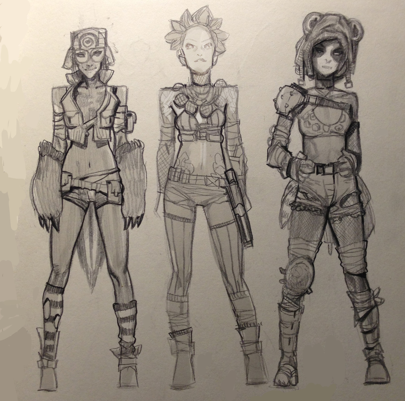 Early Sketches for Ferra