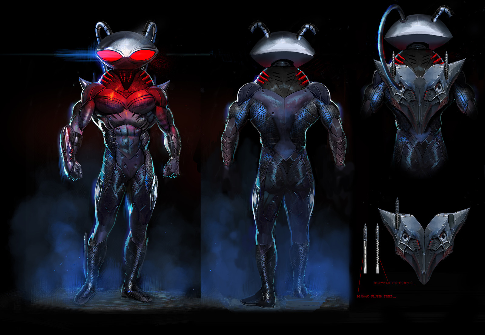 Black manta Final Front and back