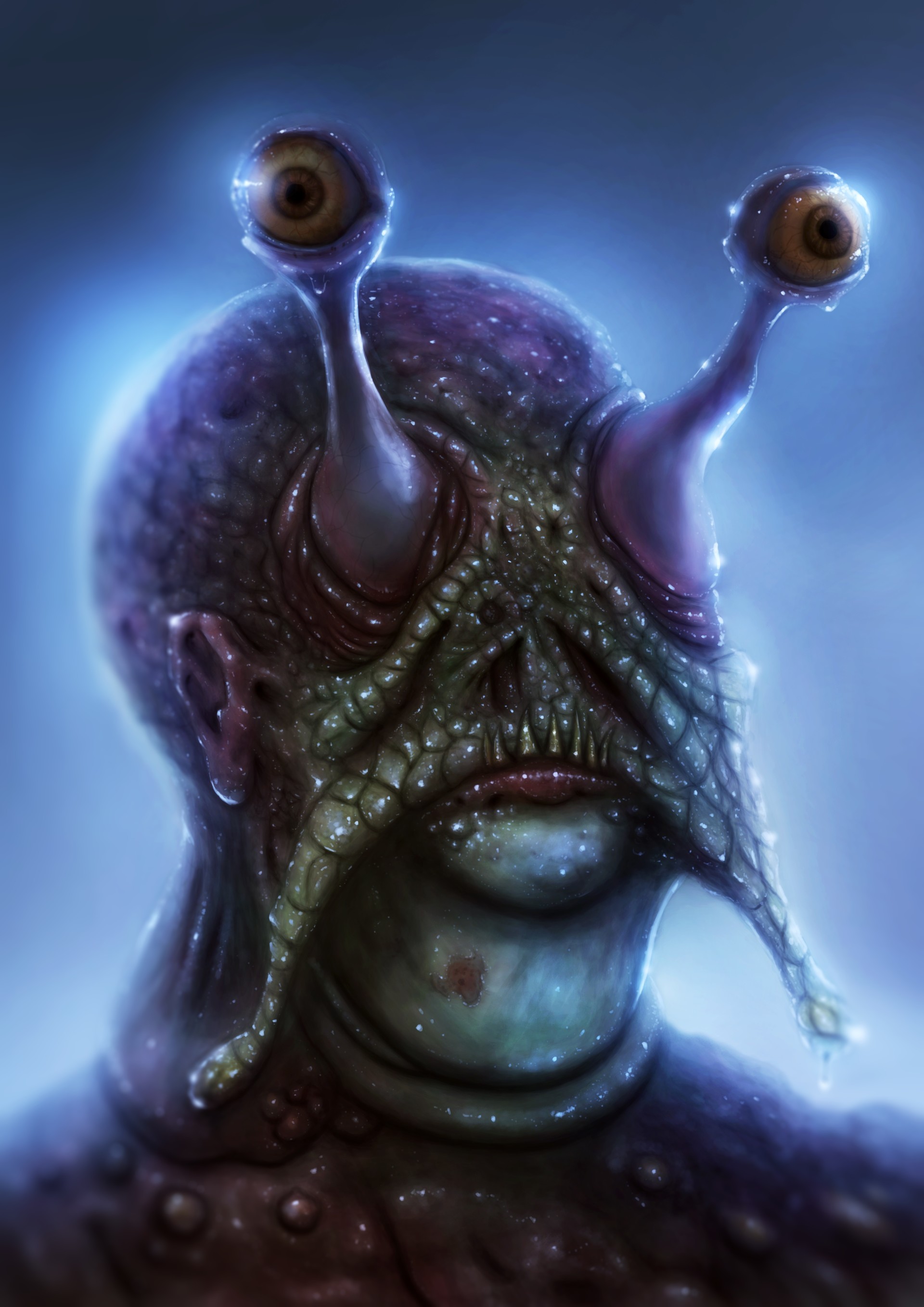 Artstation Snail Man Dario Battistezza