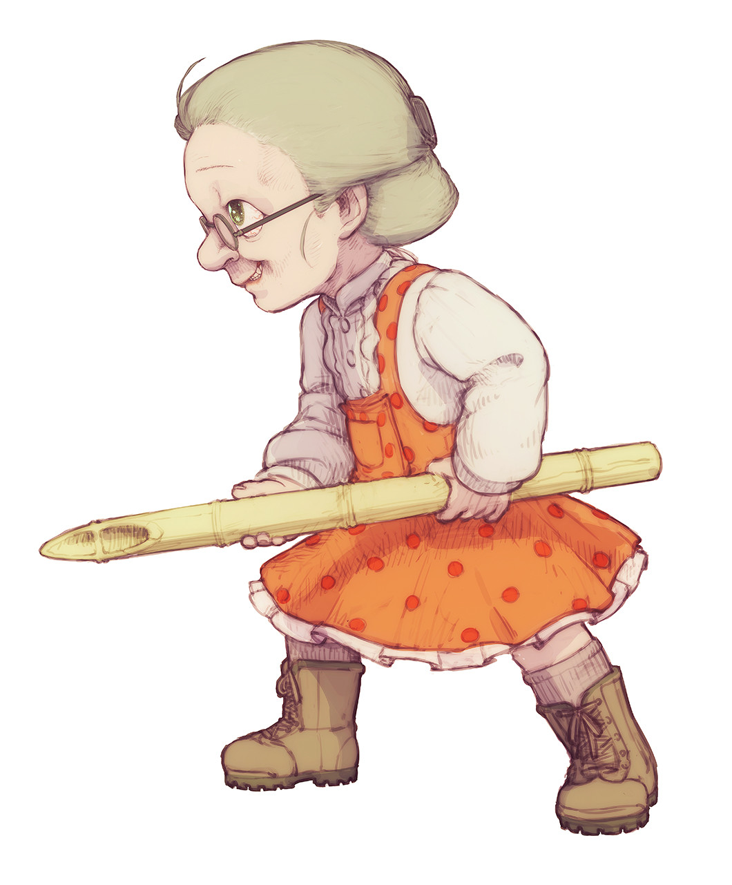 ArtStation - バーチャルおばあちゃん
