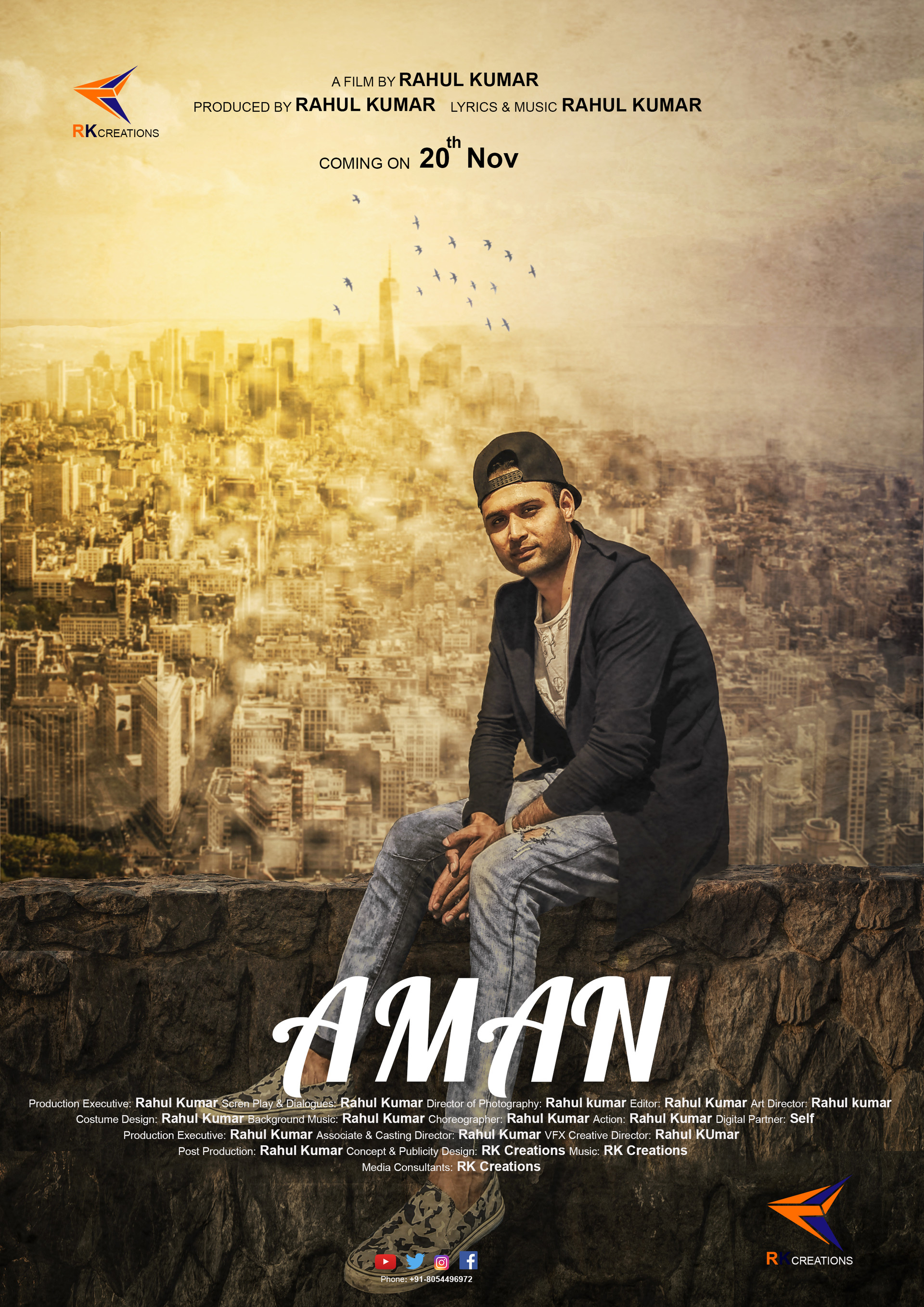 ArtStation - Movie Poster of Aman || RKcreations