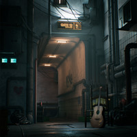 Artstation Cafe De Normandie Ben Macauley