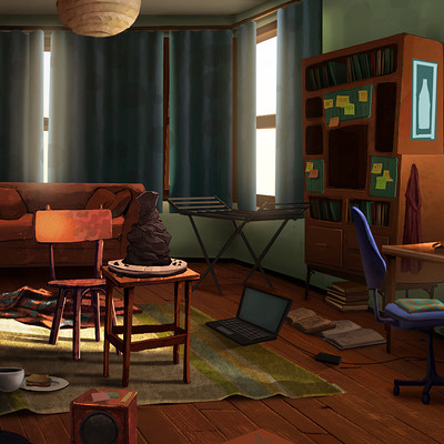 Deo georgiev room illustration color2