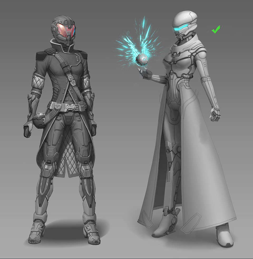 Ice armor. Футуристические персонажи. Концепт арт способностей. Костюмы тематики игр. Ледяной костюм из игры.