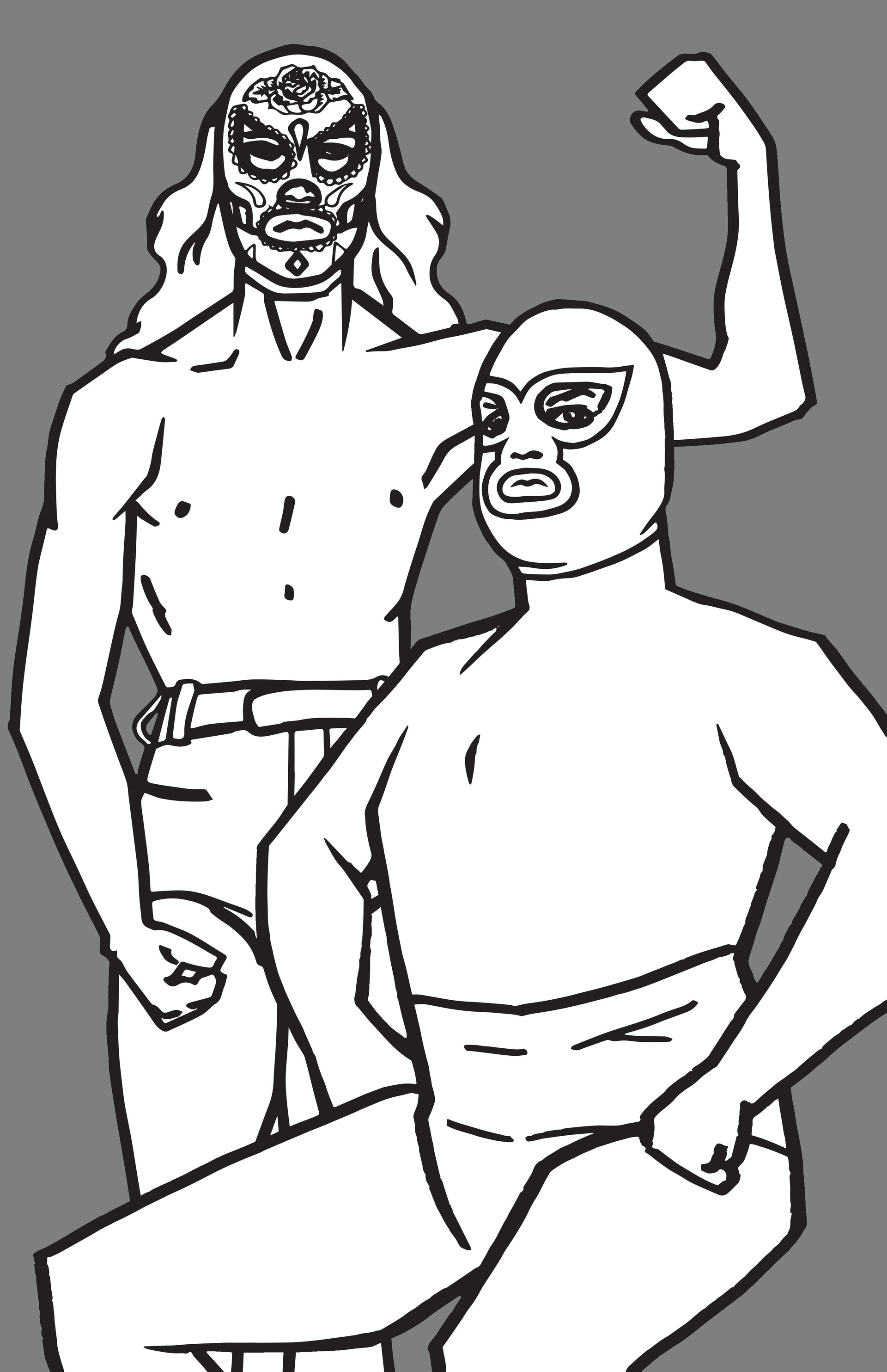 Artstation Nacho Libre And Esqueleto Kyle Hernandez