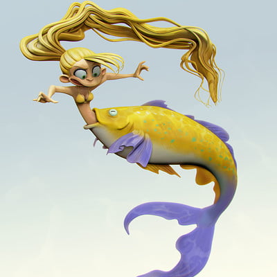 Mermaid is an Unfortunate Accident Fan Art