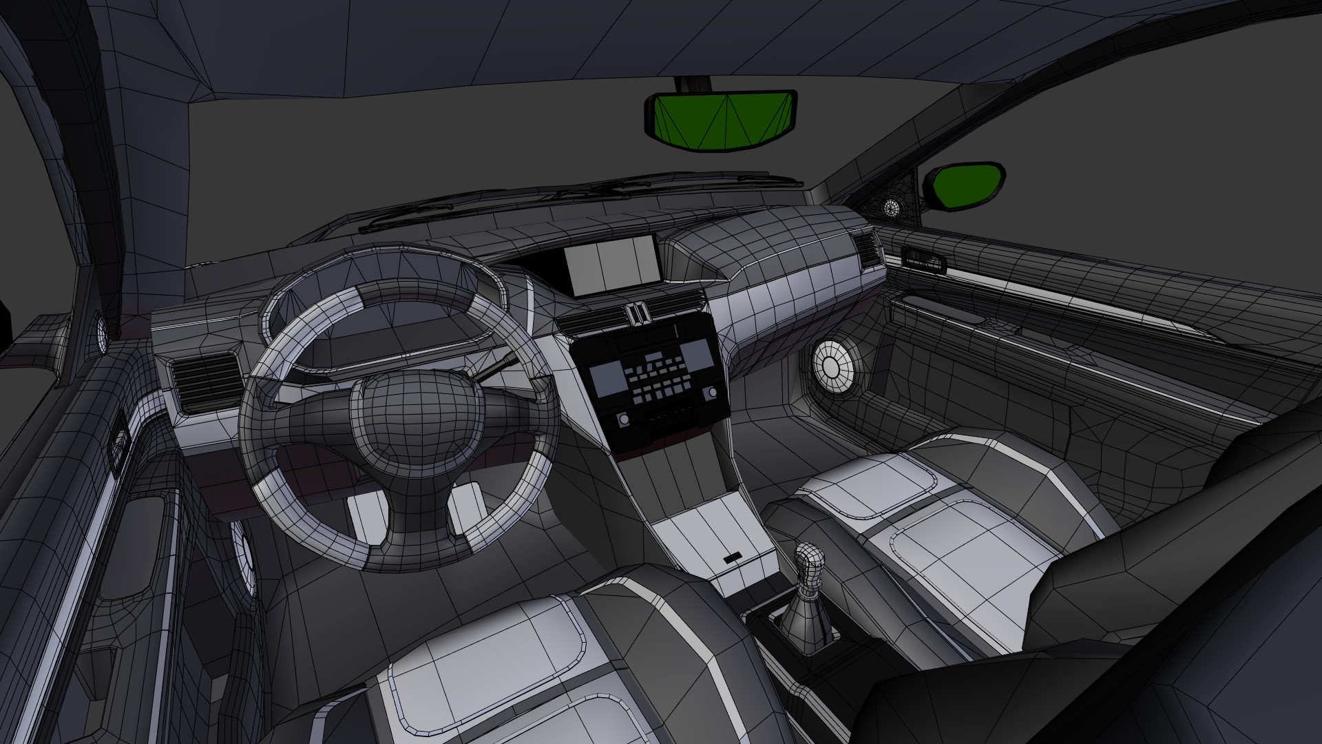 Artstation Concept Car Interior Daniel Cal