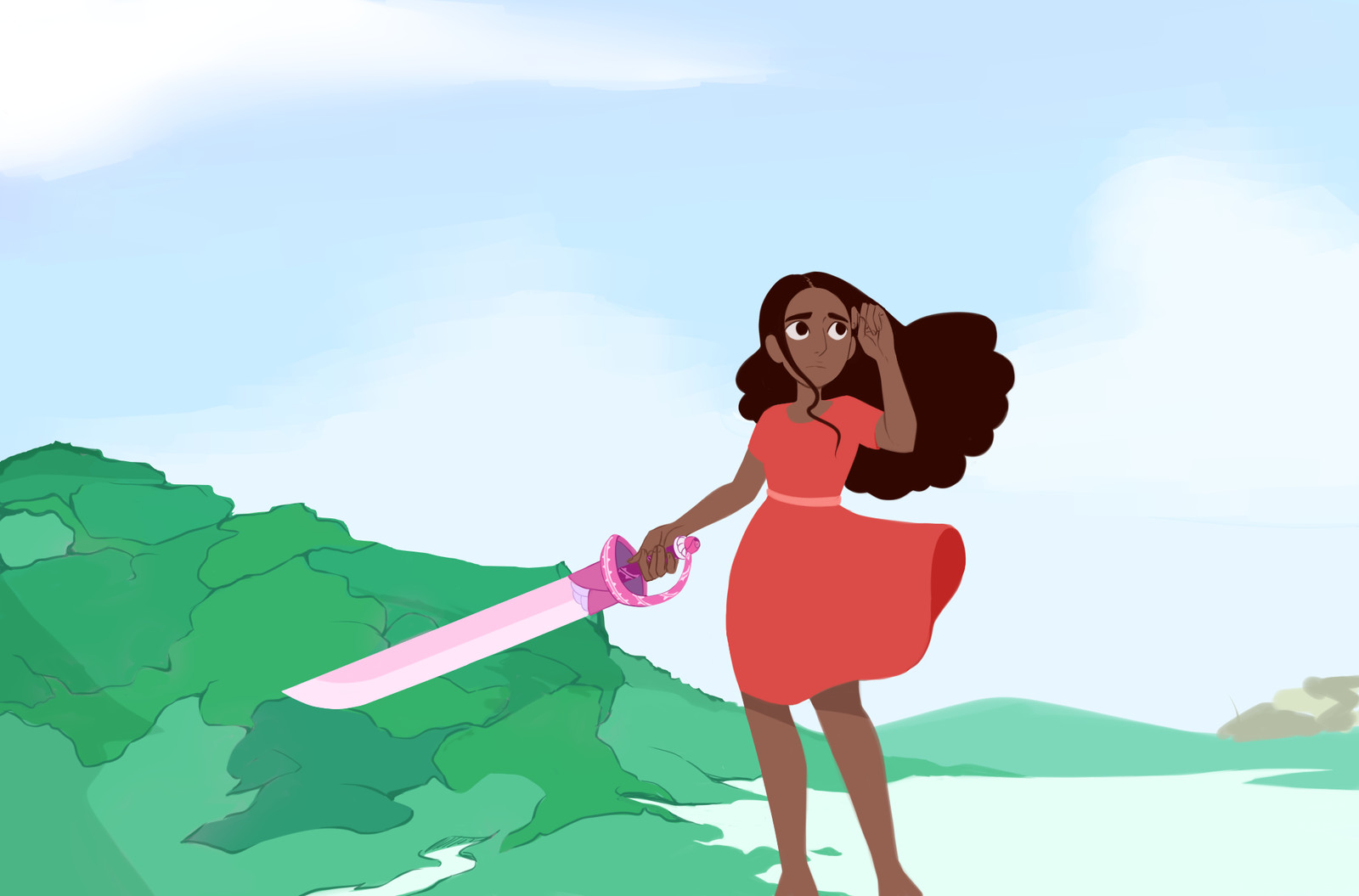 Start on background