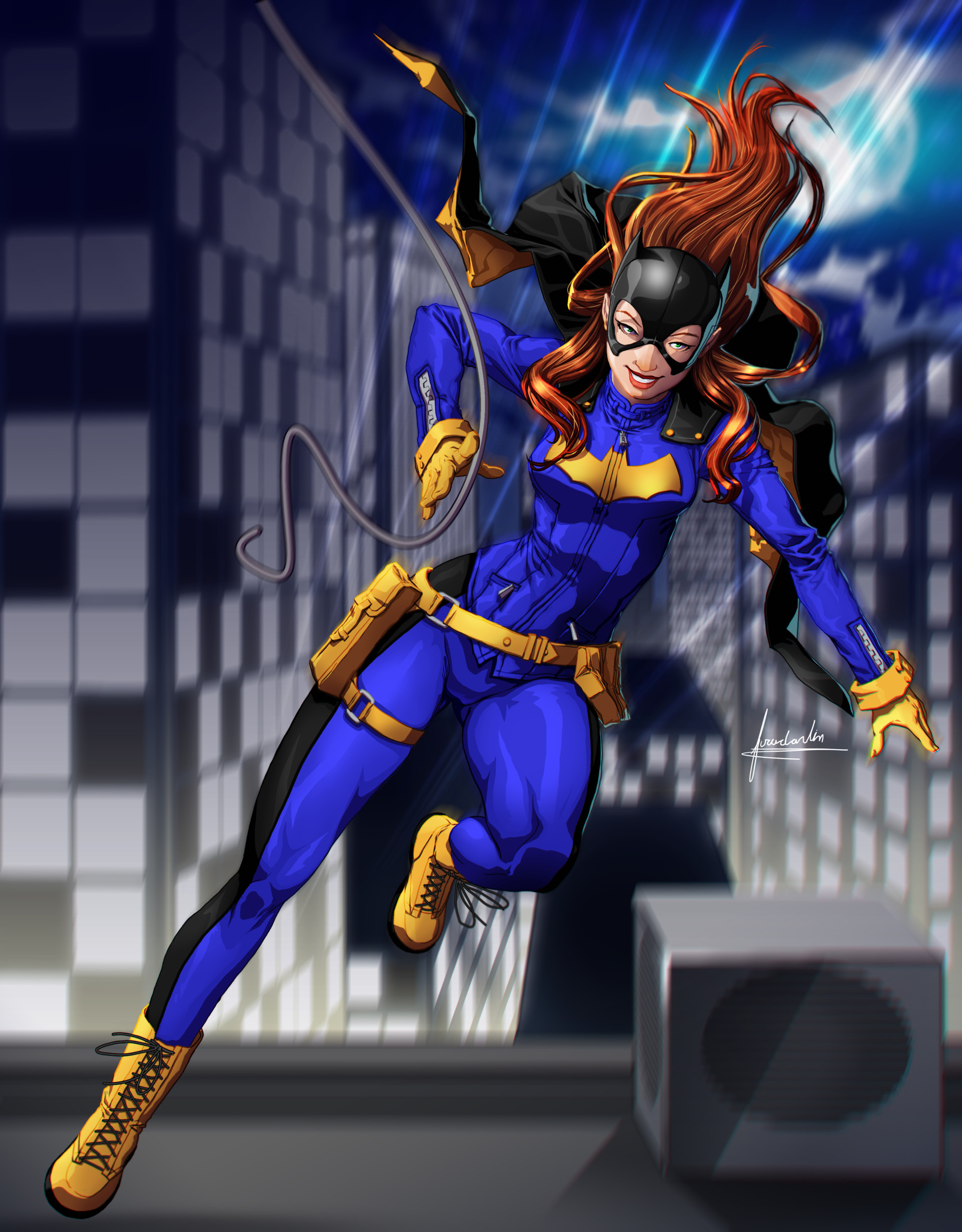 Fan art I did of Barbara Gordon aka Batgirl from Dc Comics.