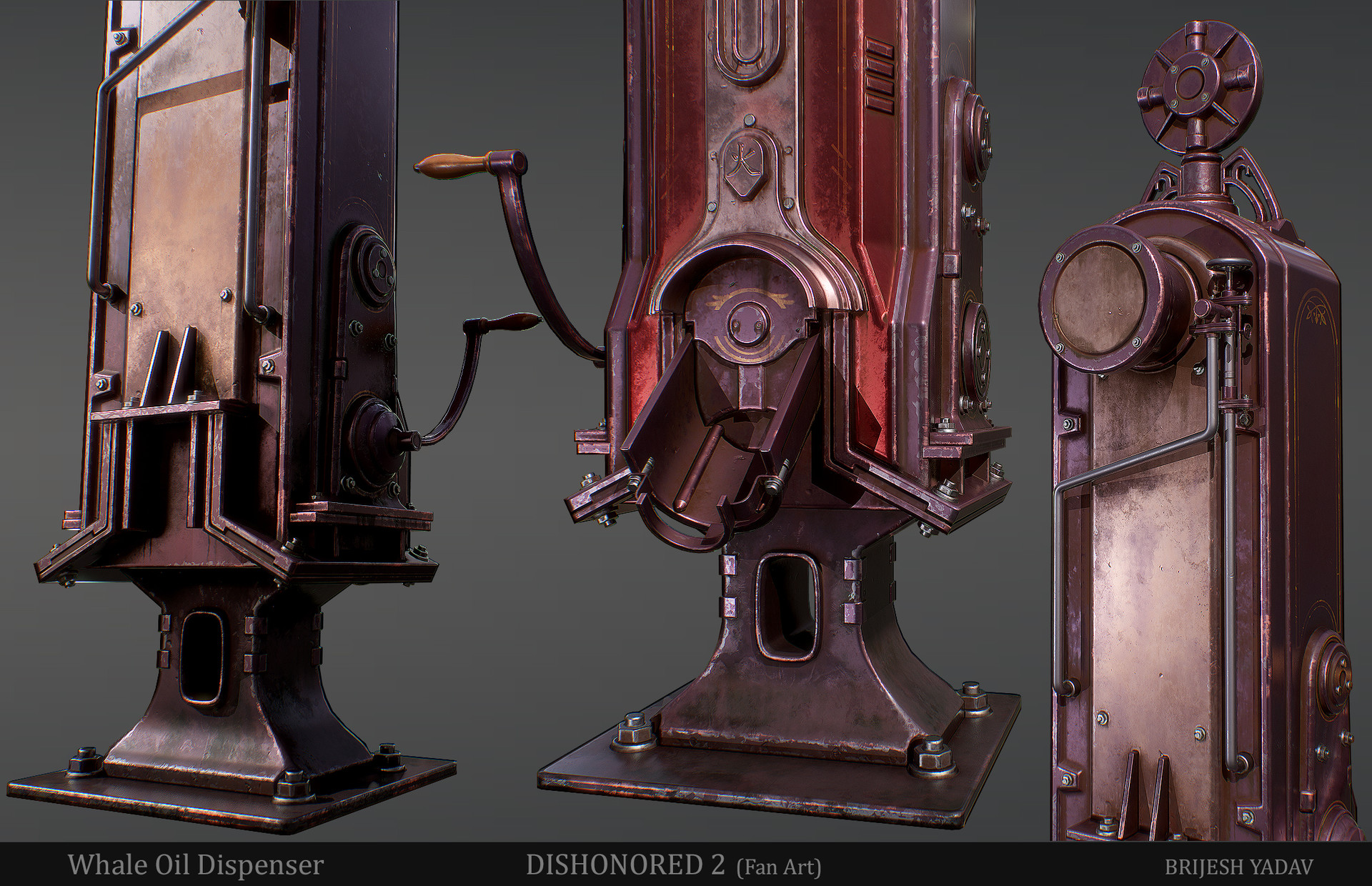 Brijesh Yadav - Whale Oil Dispenser : Dishonored 2 (Fan Art)