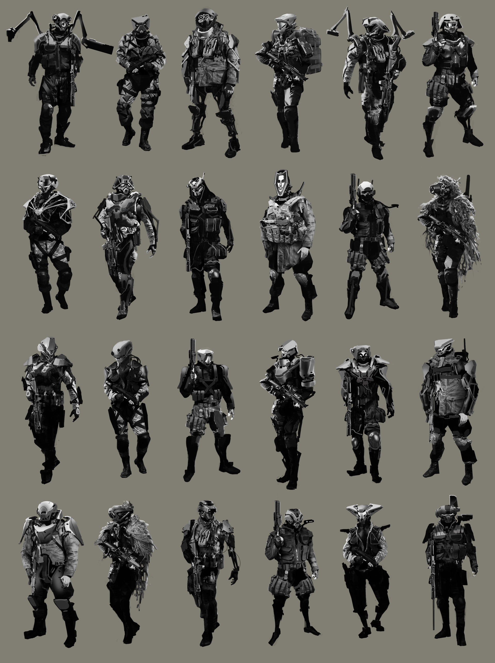 Artstation Fury Human Armor Garrett Post