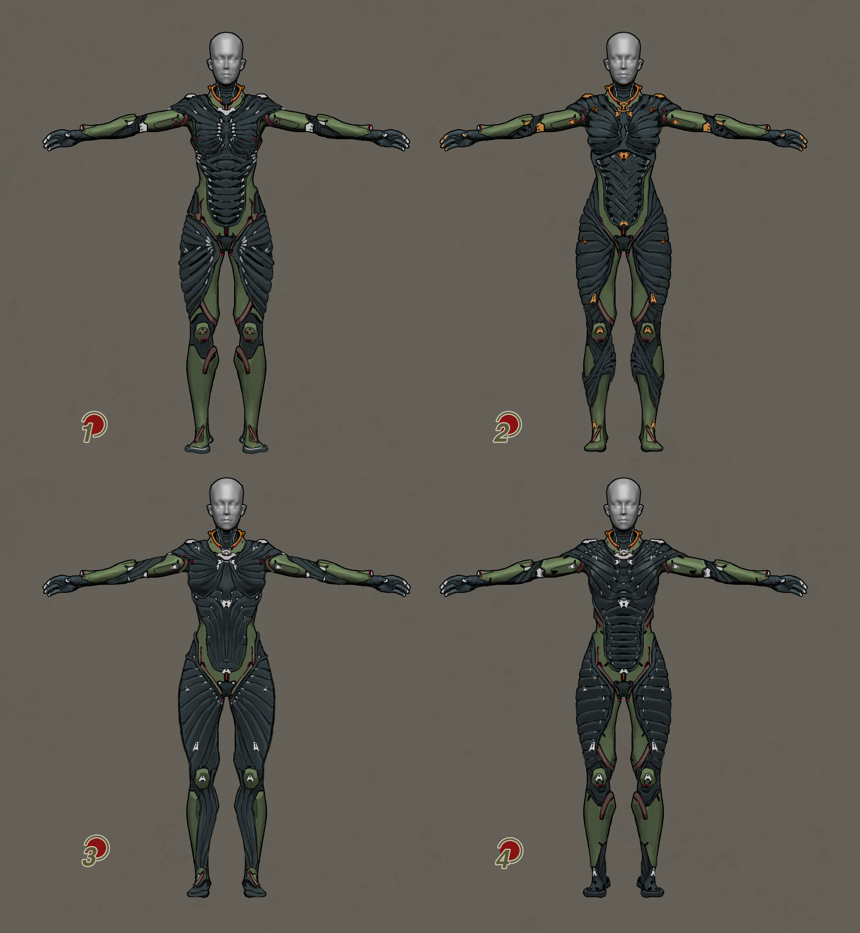 Techsuit Exploration Refinement (paintover of Ben Henry's model)