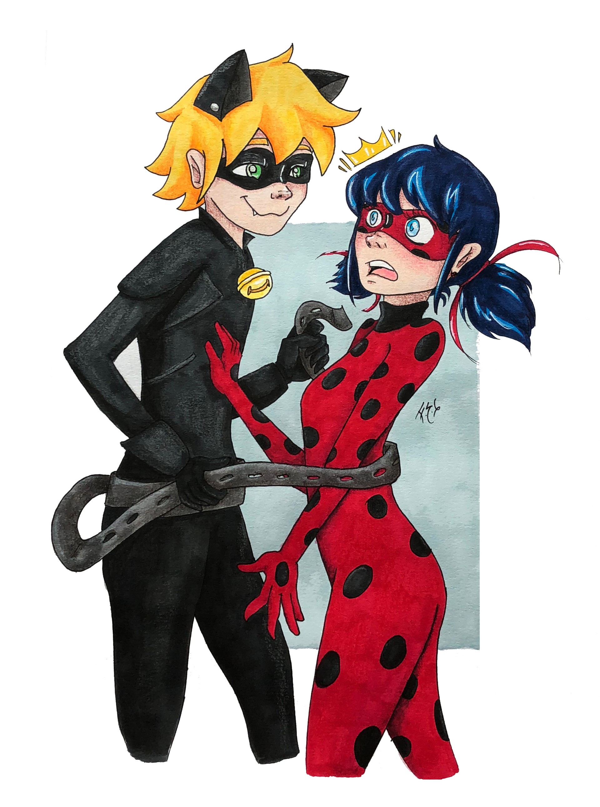 Artstation Ladybug And Chat Noir Fabiane Sanda