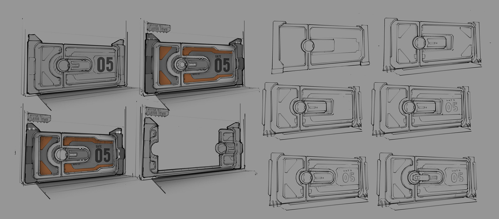 Initial door concepts