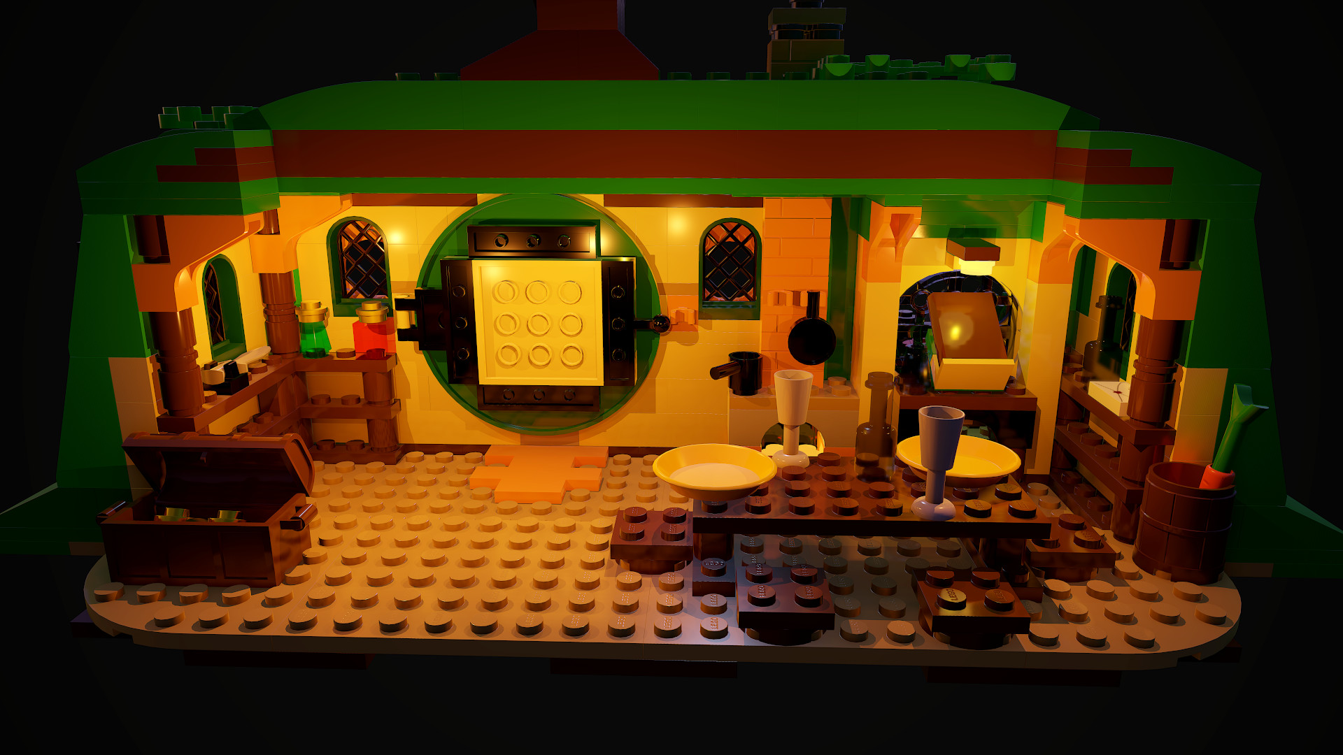 Andrew Rahn Bag End Lego Set