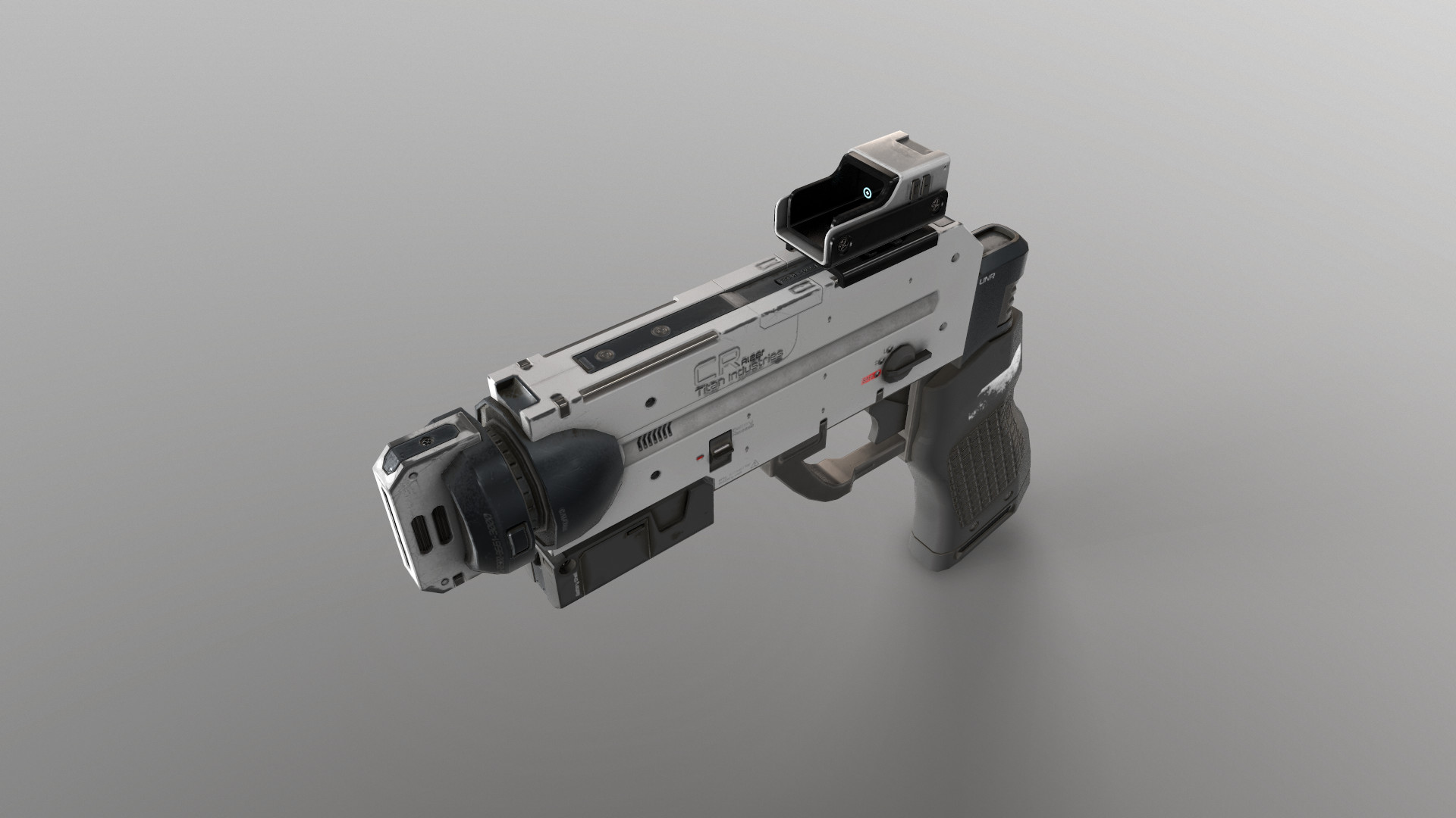 sci fi laser pistol