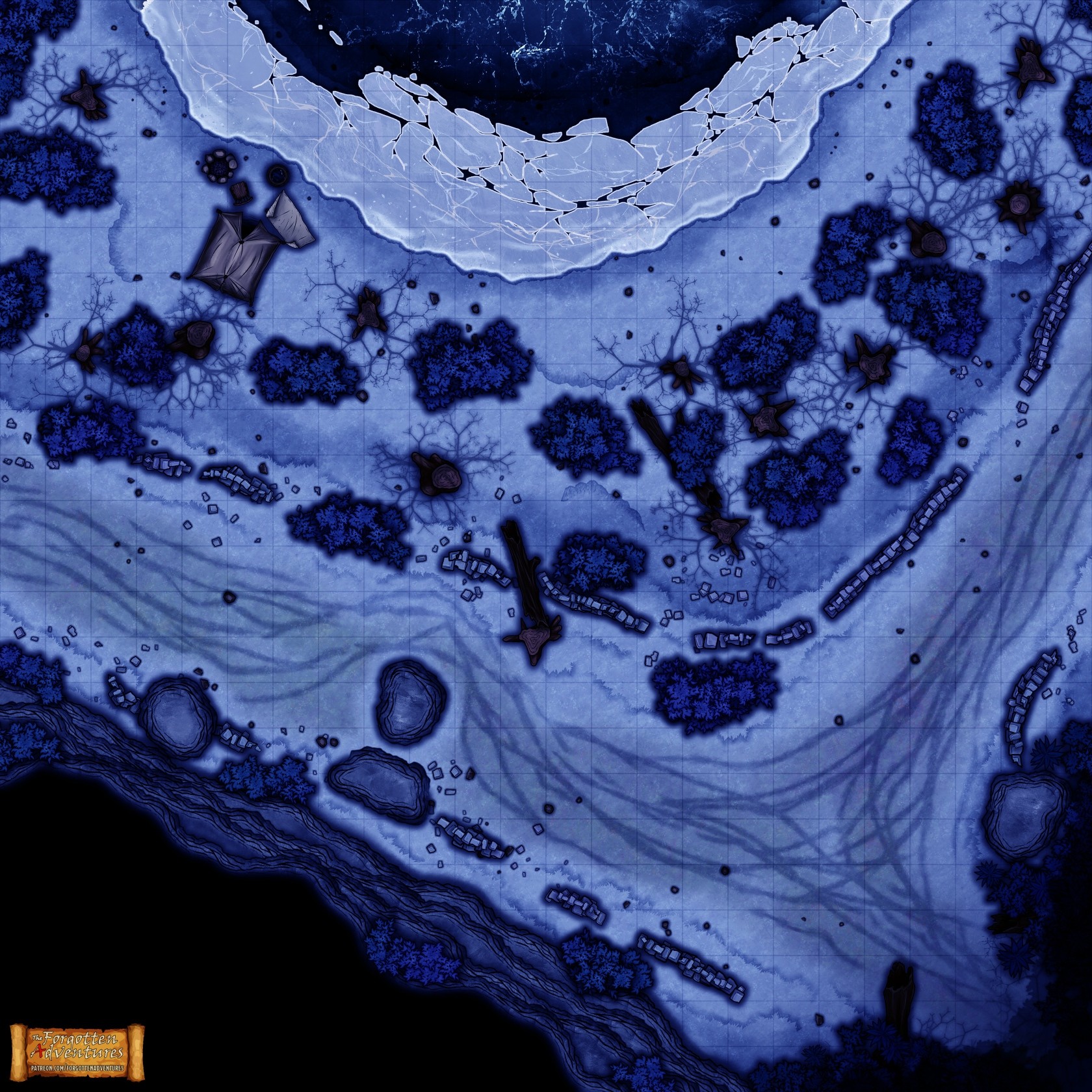 Artstation Forest Path Fork Battlemap 24x24 Forgotten Adventures Artstation Forest Path Fork Battlemap 24x24 Forgotten Adventures