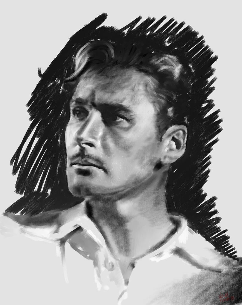 Portrait
Errol Flynn
Personal Artwork
Corel Painter Digital painting