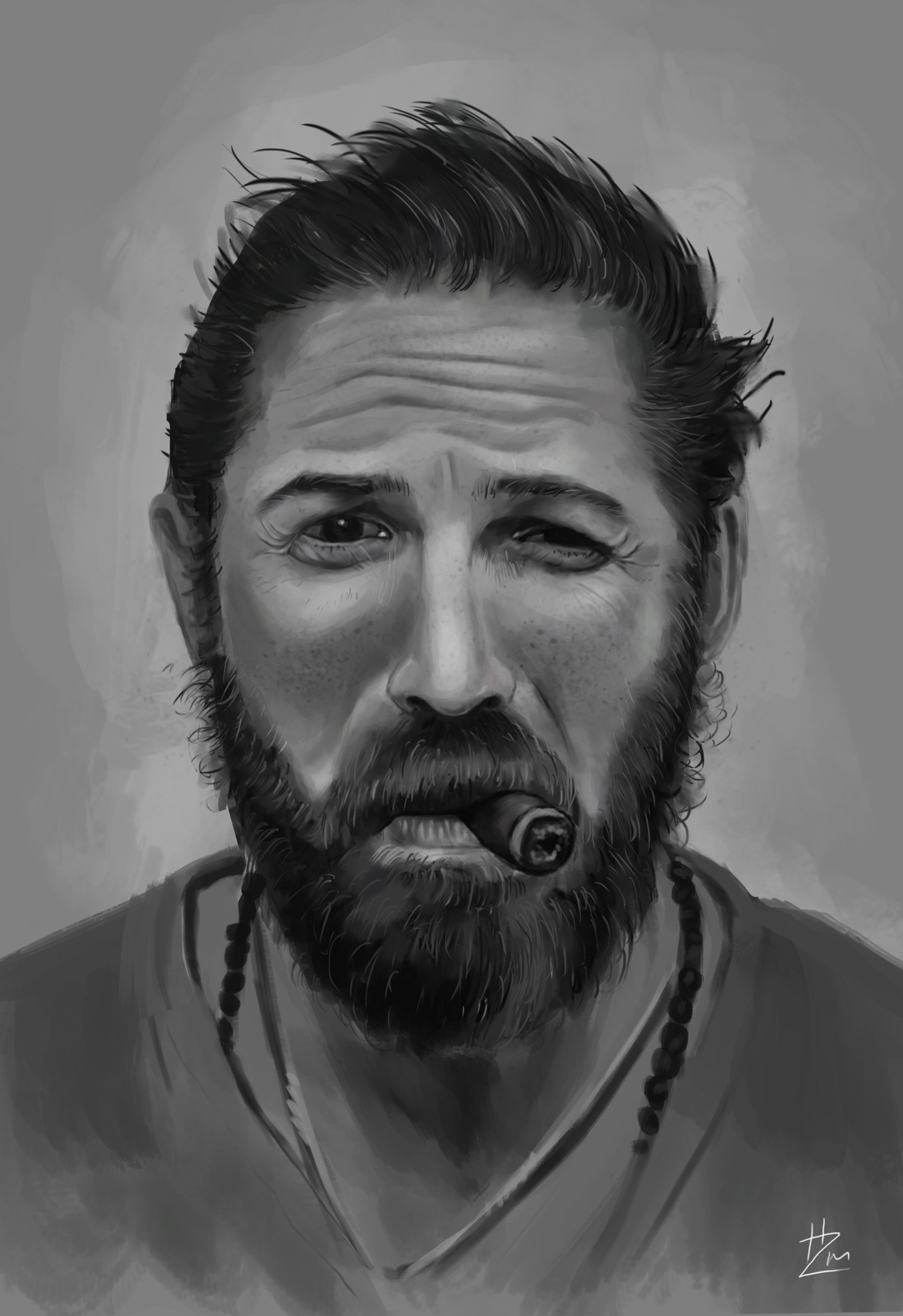 Том харди рисунок
