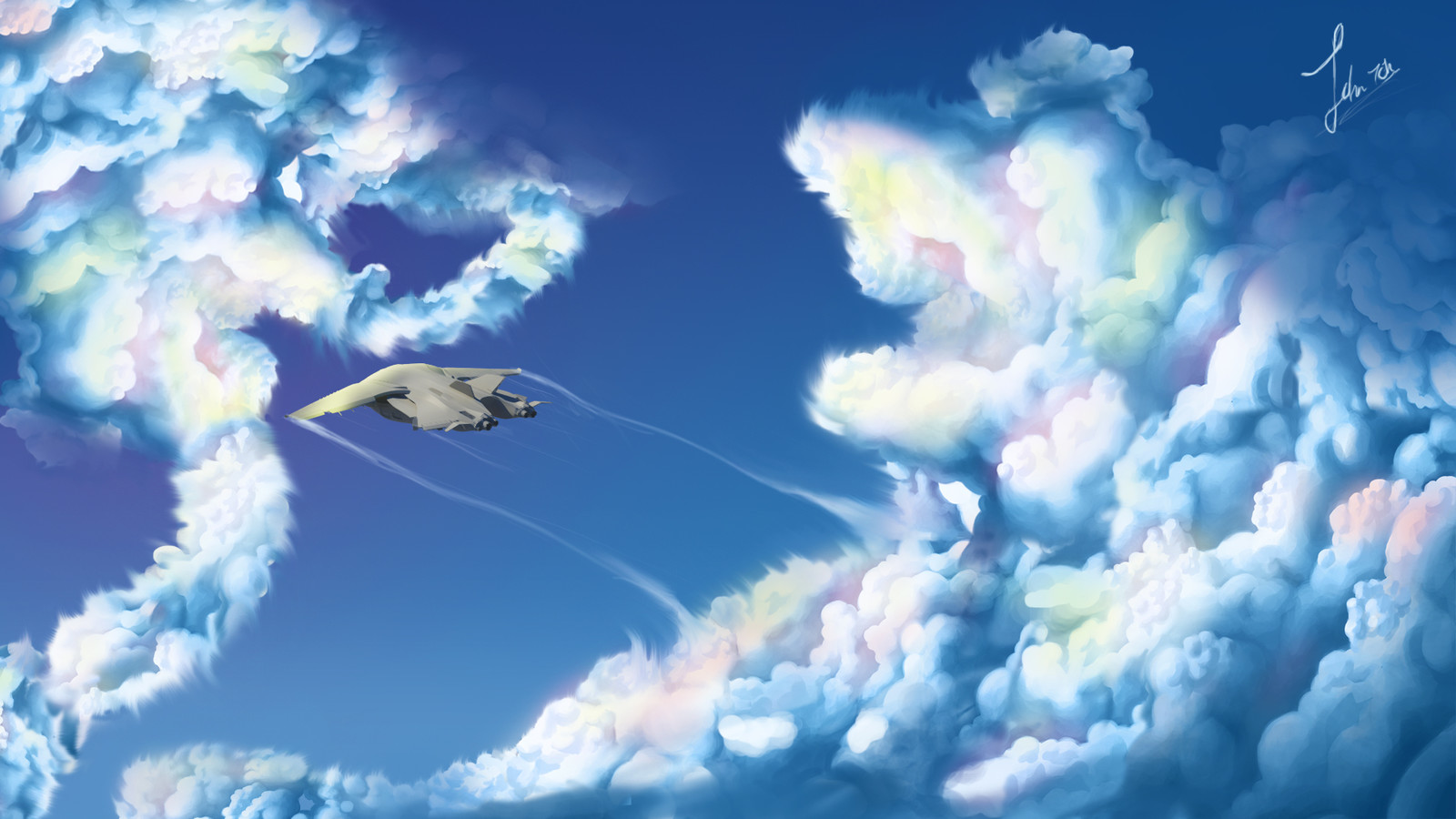 A concept of it flying.