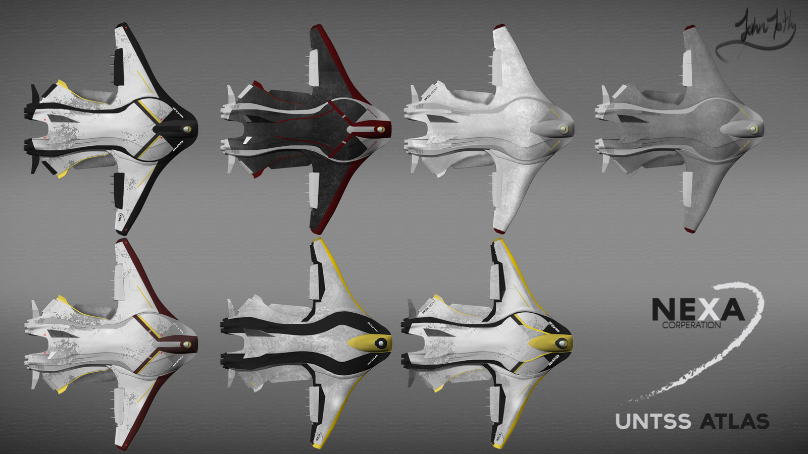 A few colour schemes.

White was heavily liked