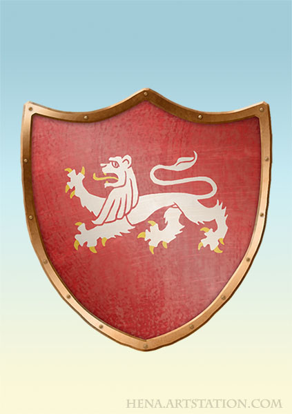 DSA: Coat of Arms - Ritterorden Weisse Loewen