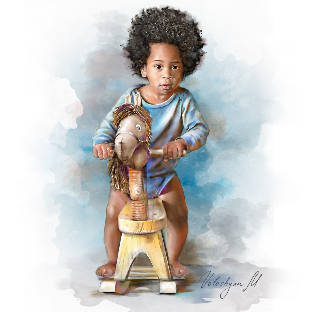 ArtStation - Portrait of a Baby Boy
