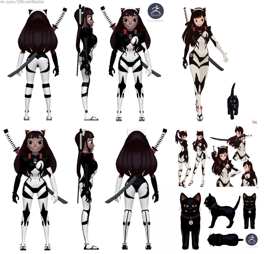 Anime Female Character Concept Art - Anime Wallpaper HD