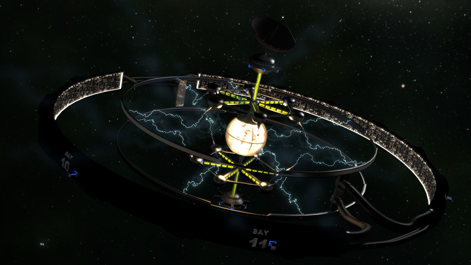 Artstation Space Station Dyson Sphere Colony I Fizzy Panda I