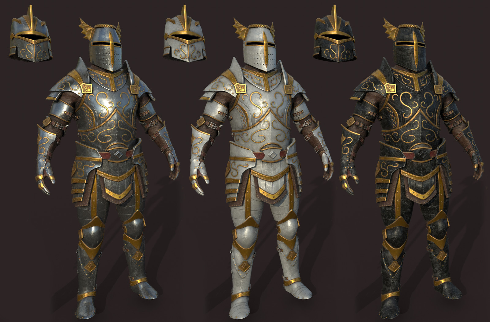 Paladin weapons and armor.