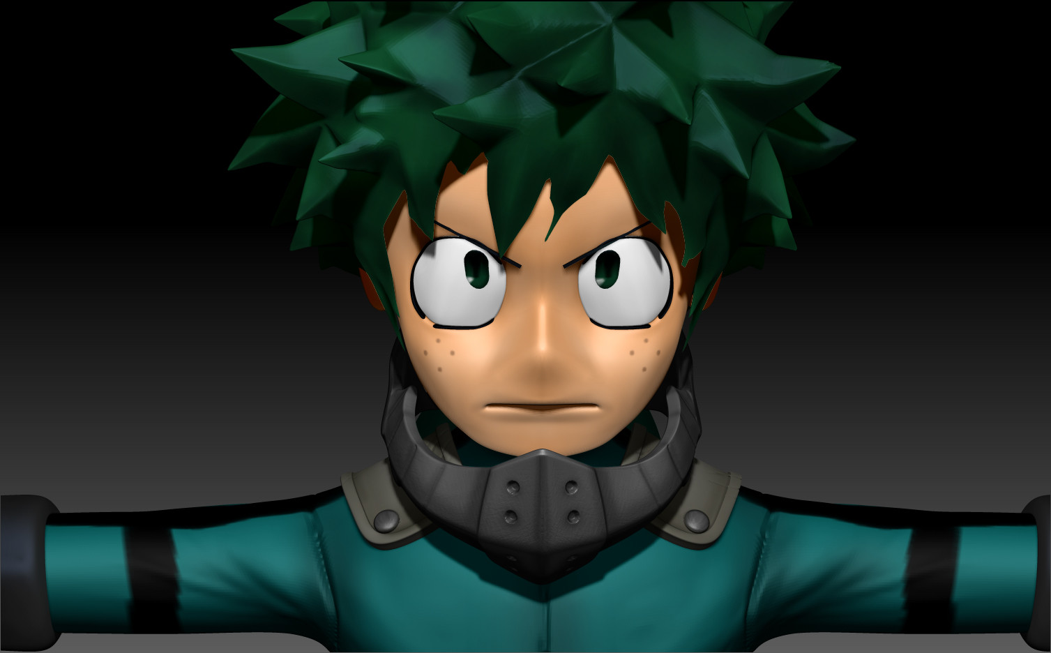 Artstation My Hero Academia Izuku Midoriya Amirul Afiq Hussain