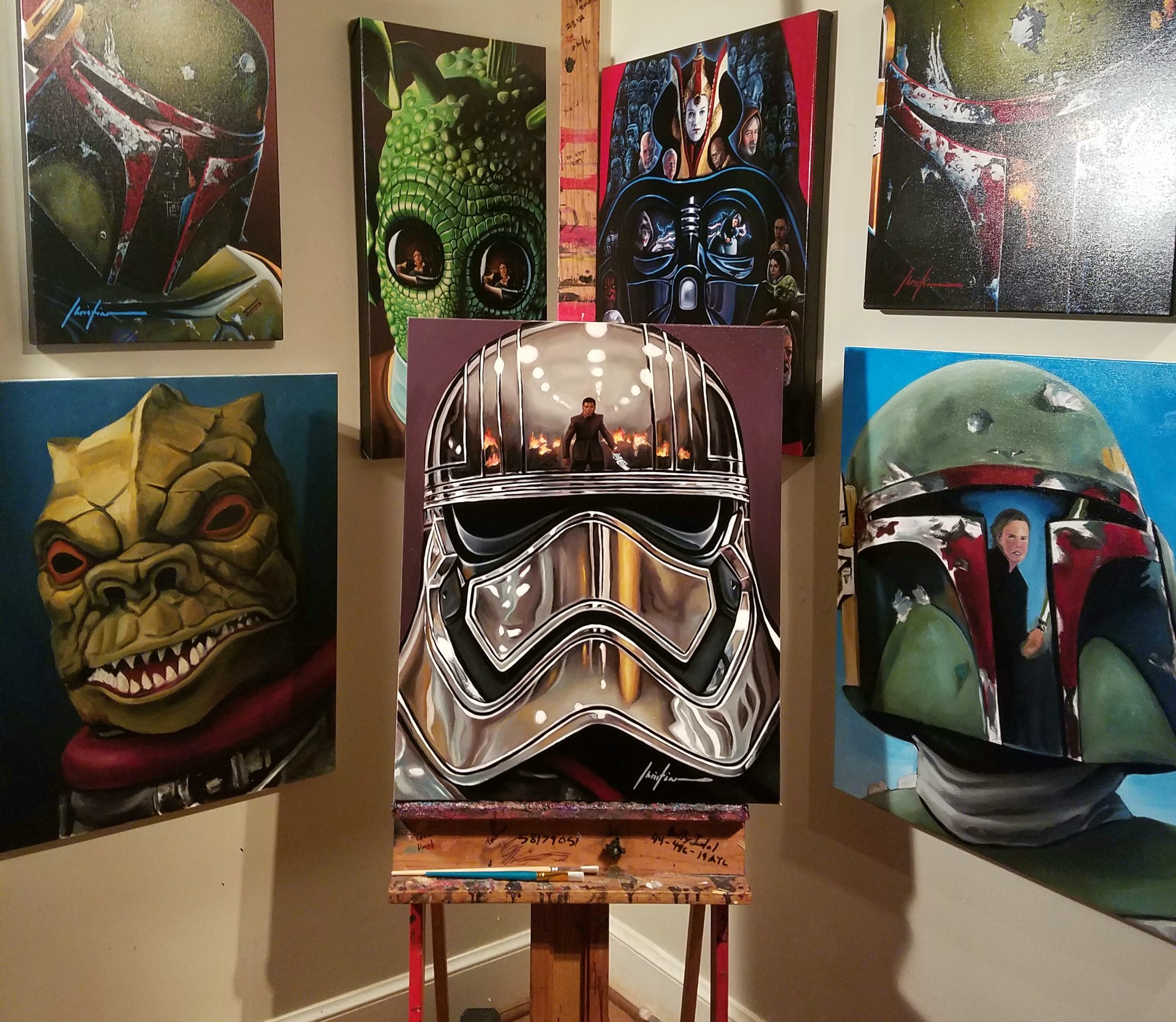 ArtStation - Captain Phasma in studio... Star Wars Reflection Series by ...