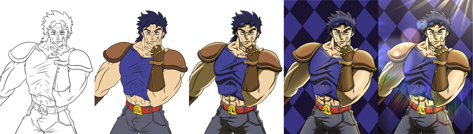 Artstation Jonathan Joestar Zack Chua