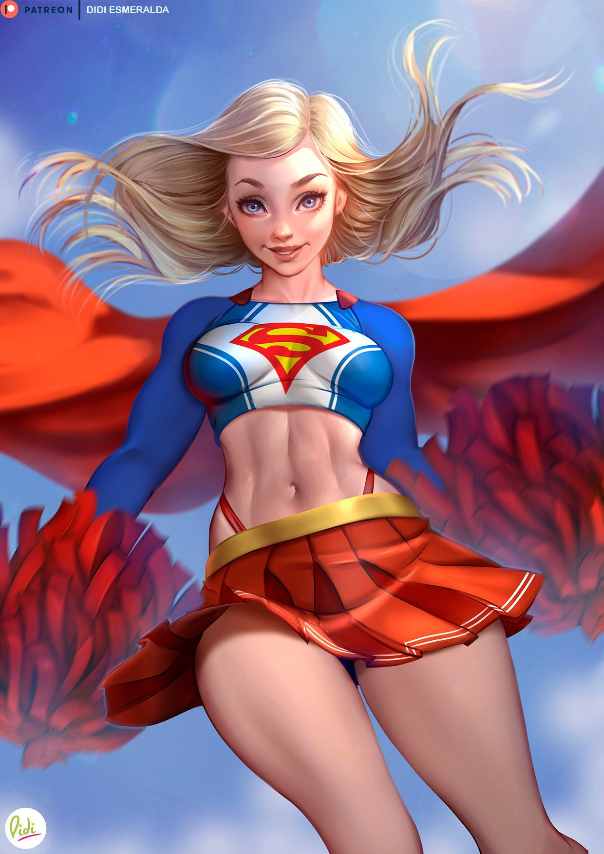 Supergirl Cheerleader.