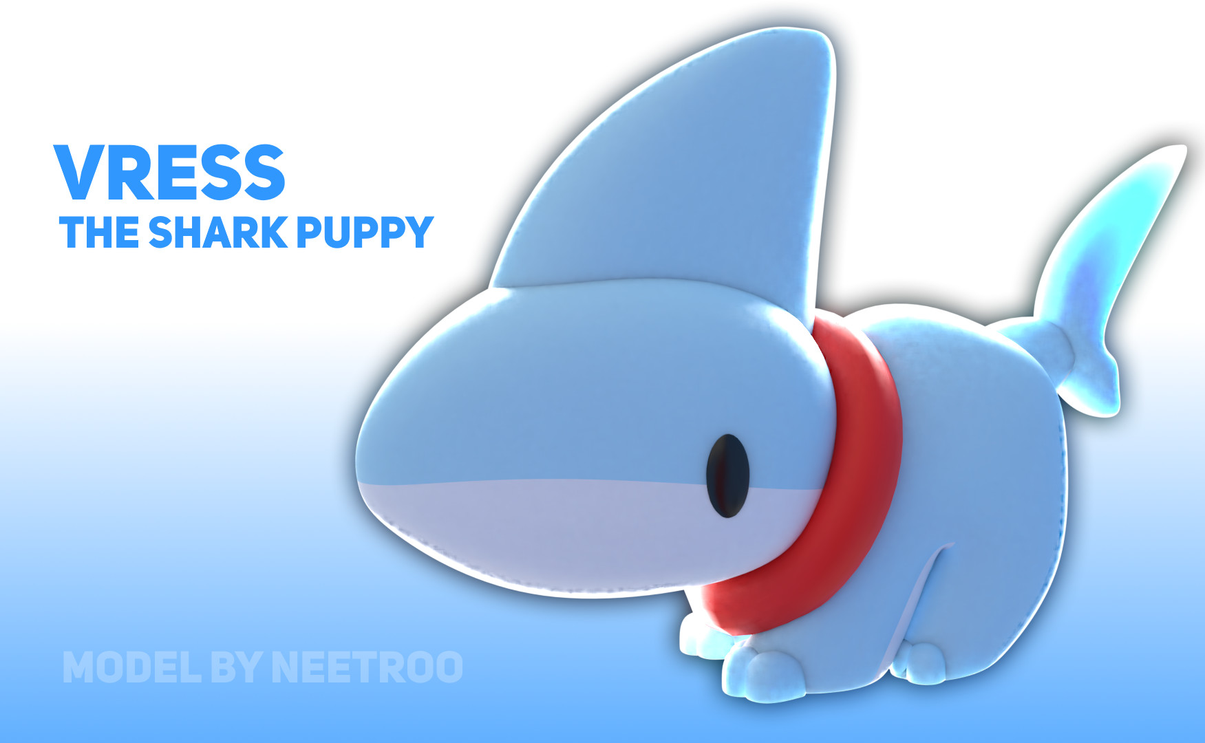 shark puppy plush