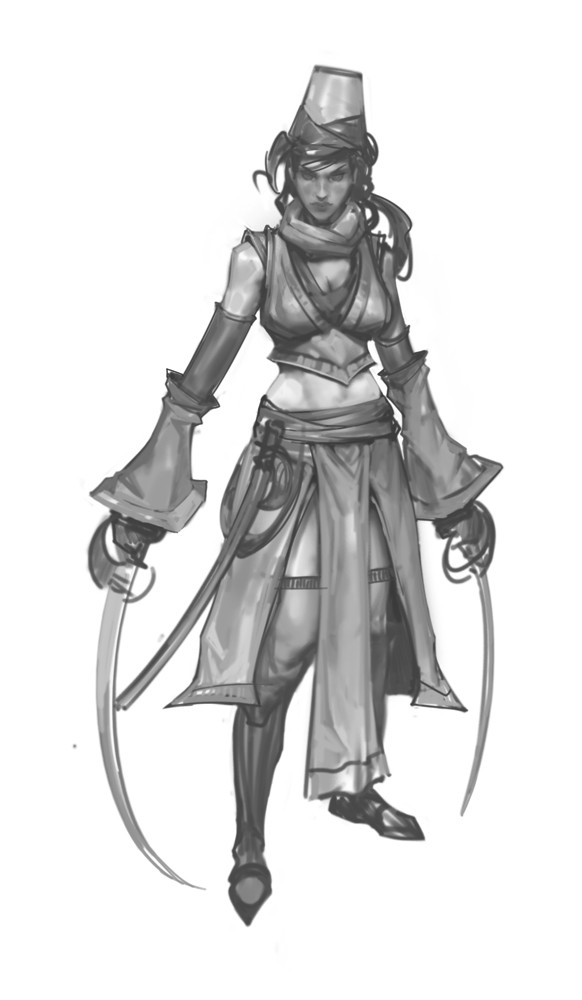 Ottoman themed warrior
