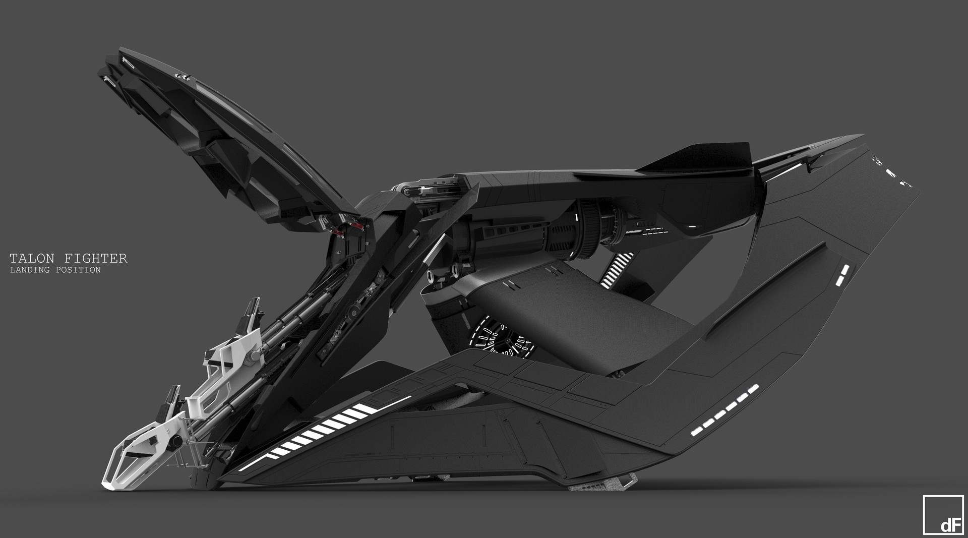 Black panther top talon fighter