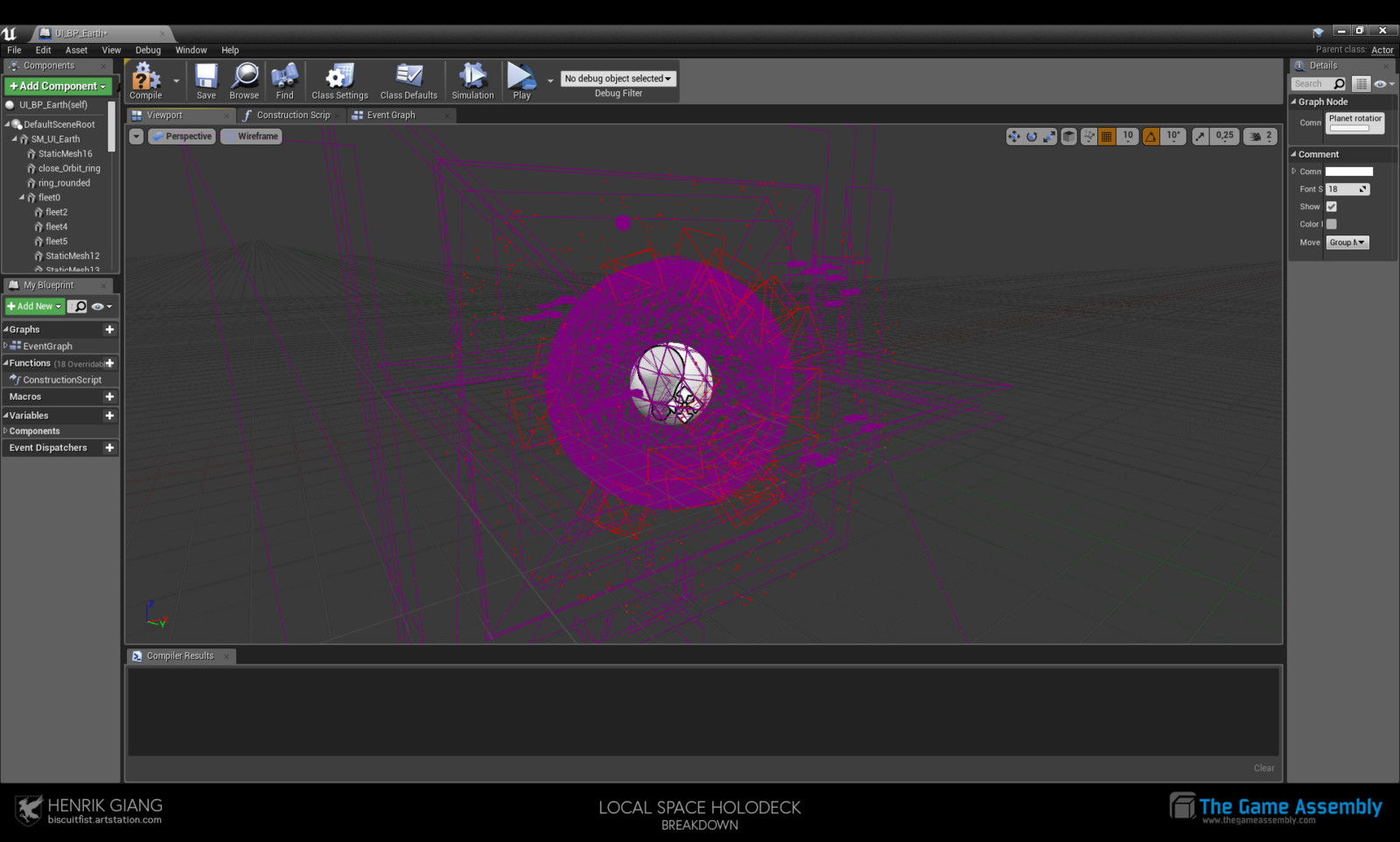 Wireframe view.