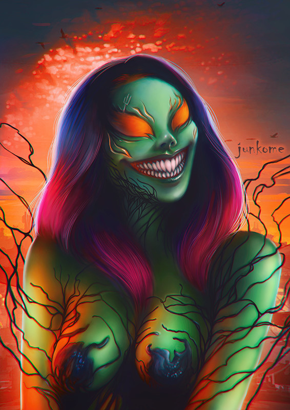 ArtStation - Gamora Symbiote, Eugene Gore / junkome