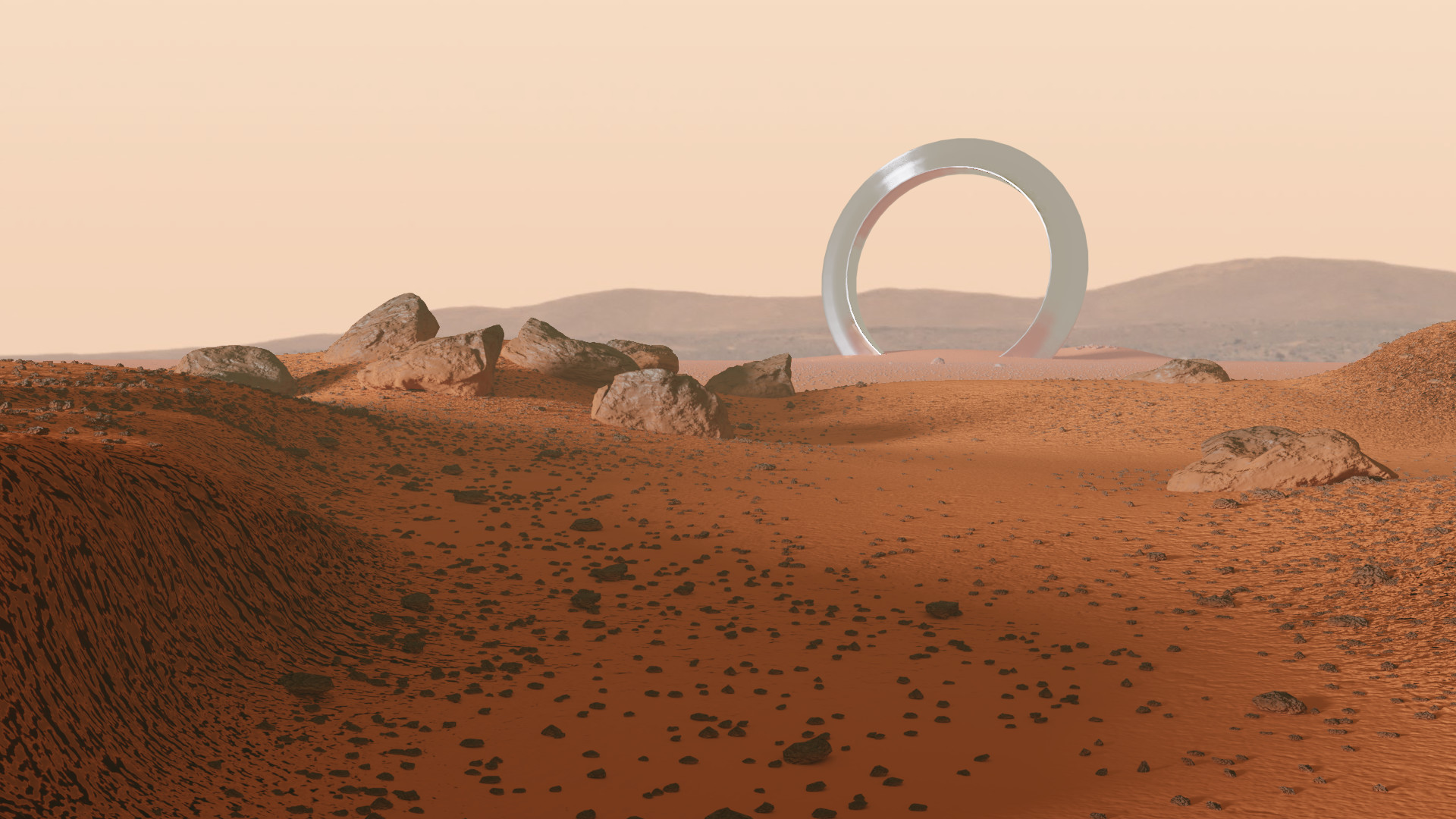 Mars landscape design