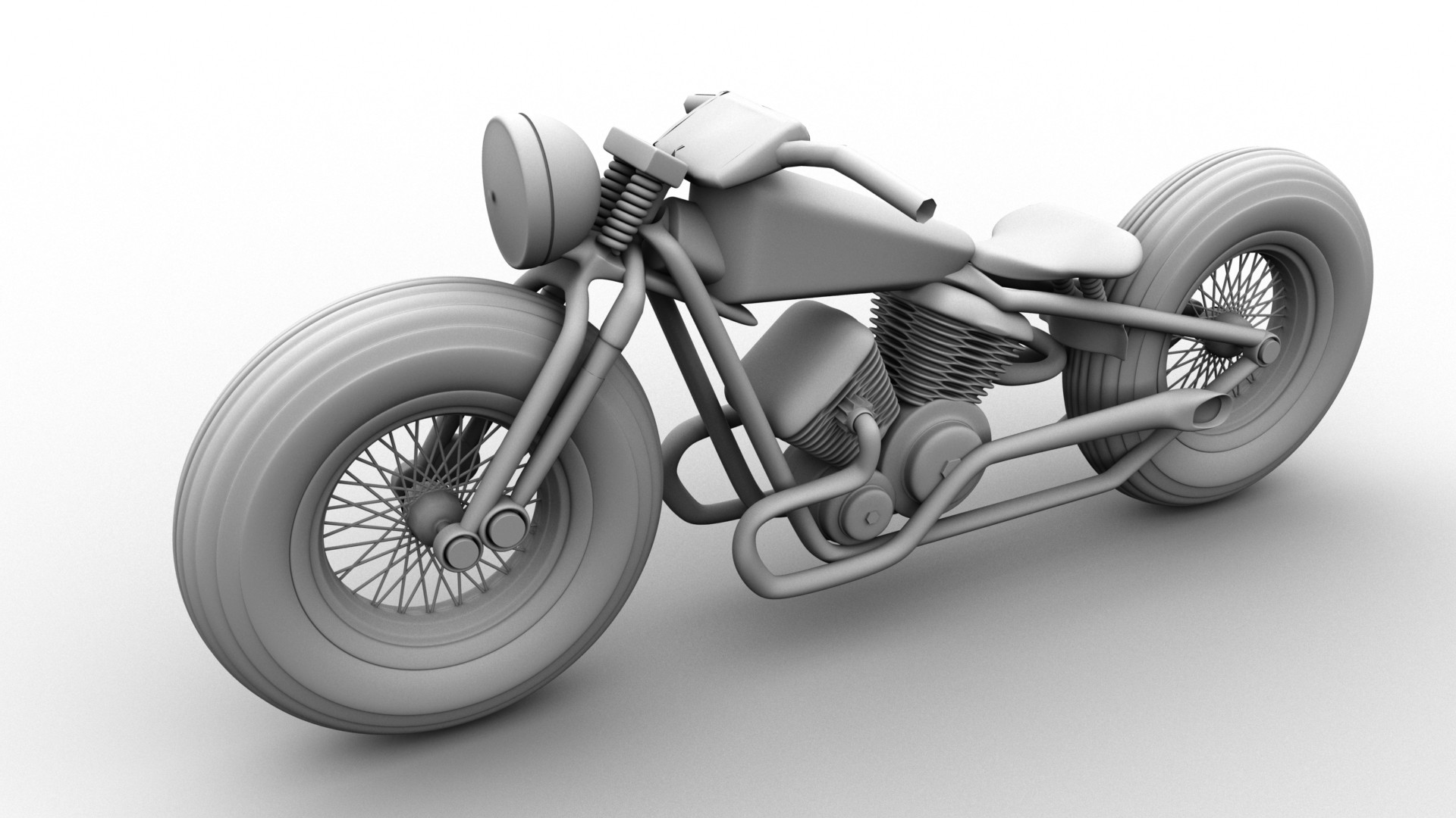 Artstation Bike 3d Modeling Texturing Lightining In Maya