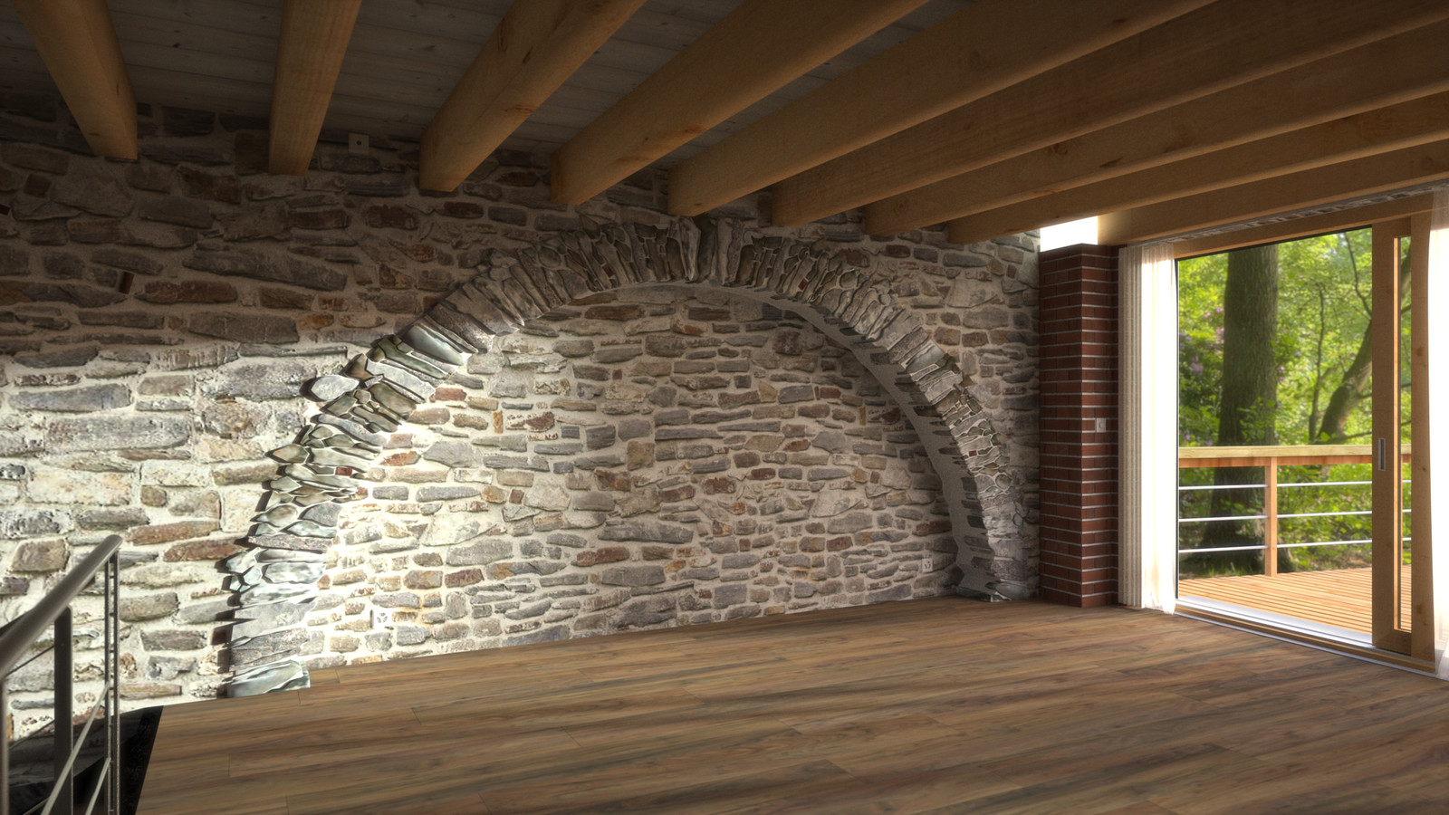 Complete, integrated with background
Rivendell Salon Arch Demo-Scene 138