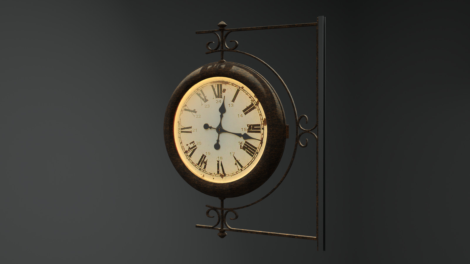 SketchUp + Thea Render 
Rivendell Mill's Wall Clock
Rivendell Clock final-Scene 8B