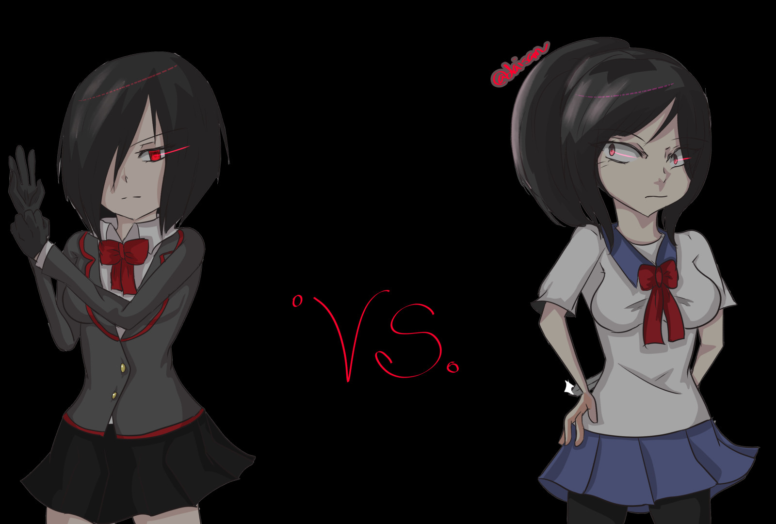 Artstation Nemesis Vs Ayano Aishi Samantha Brown