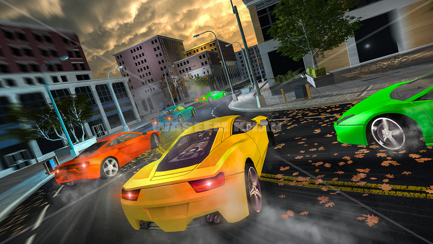 Artstation Crazy For Speed Racing Game Screenshot Design Unity