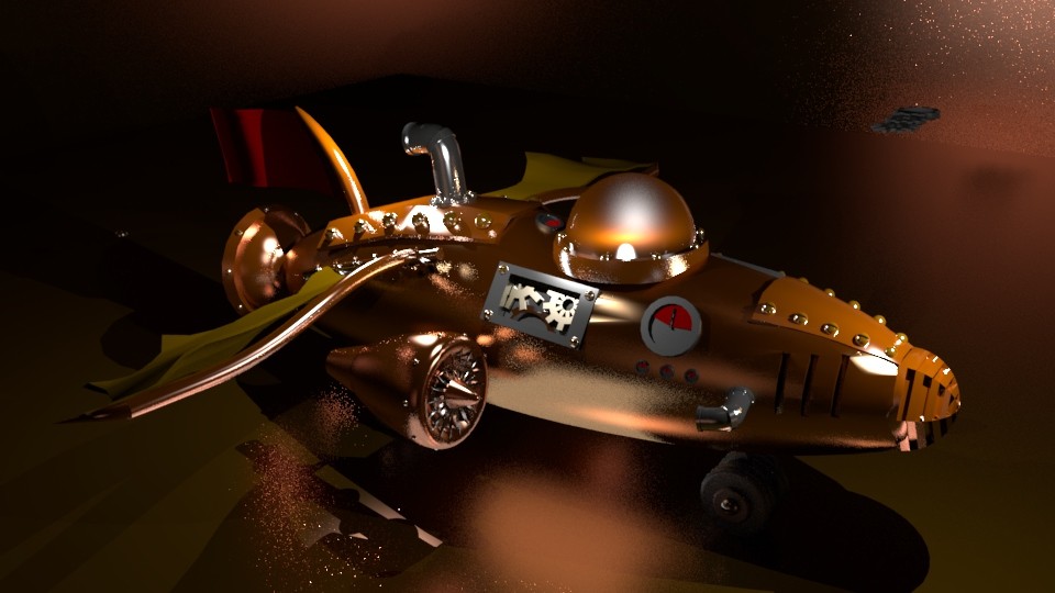 Artstation Steampunk Styled Plane Michael Feghali