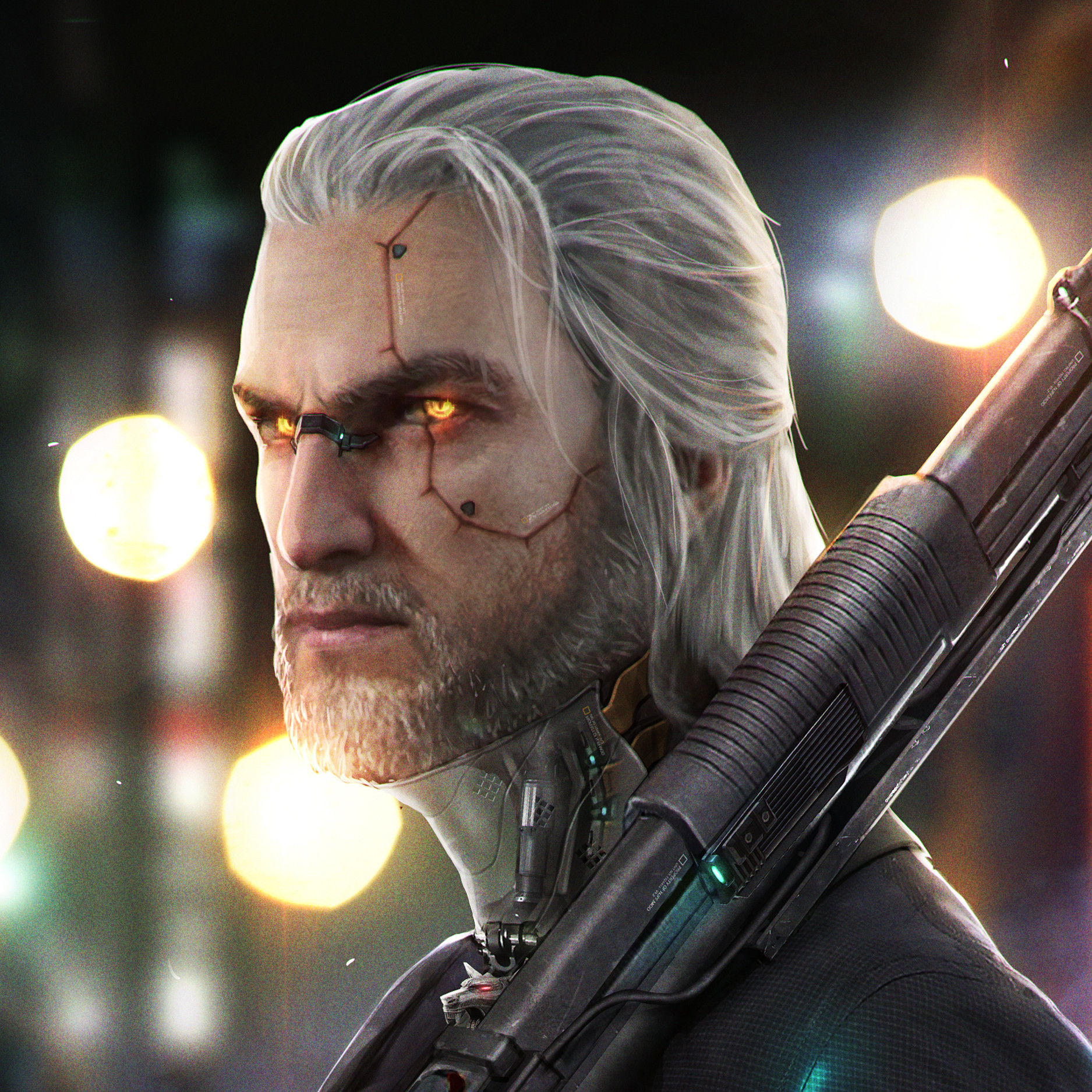 Artstation Witcher 2077 Johnson Ting