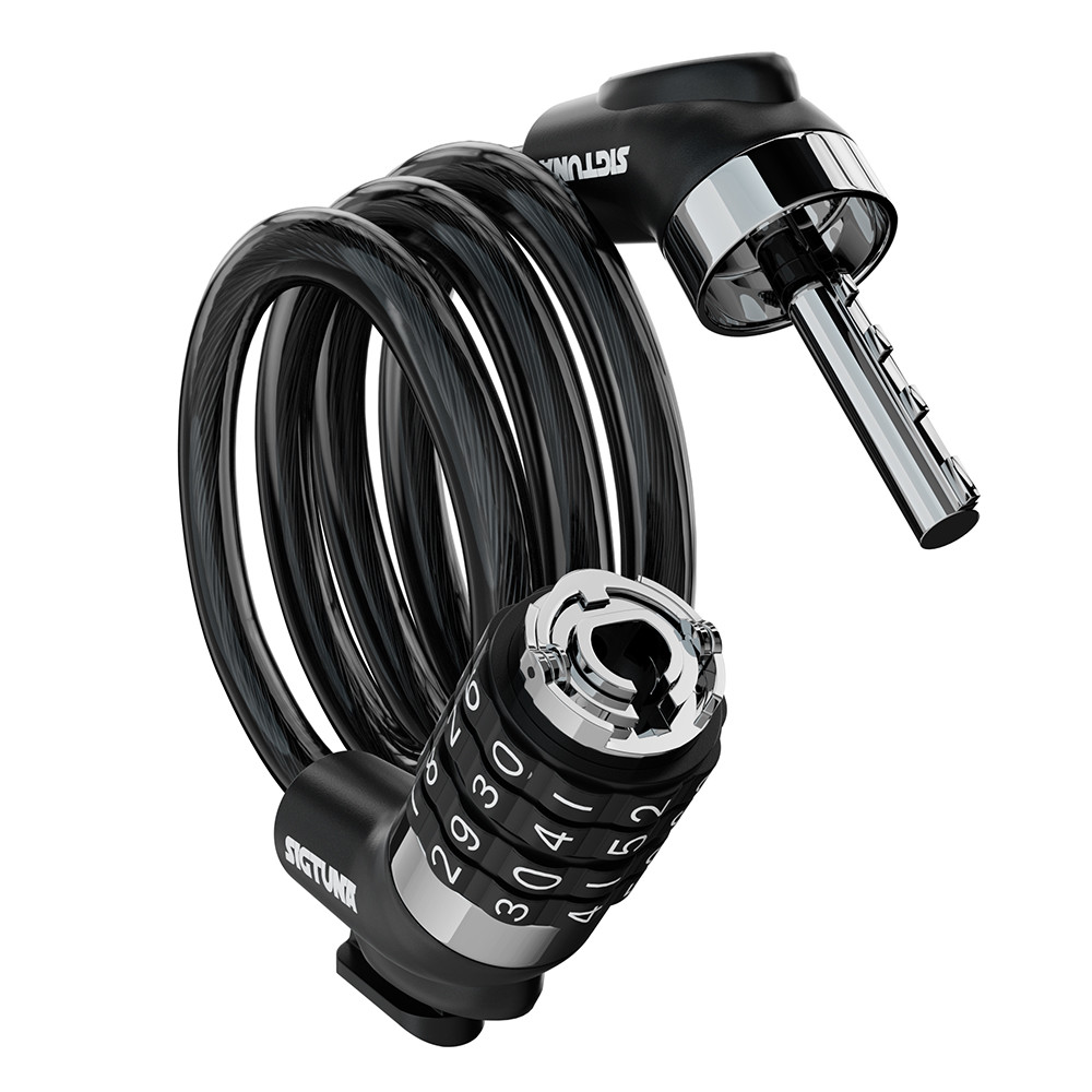 spiral bike lock