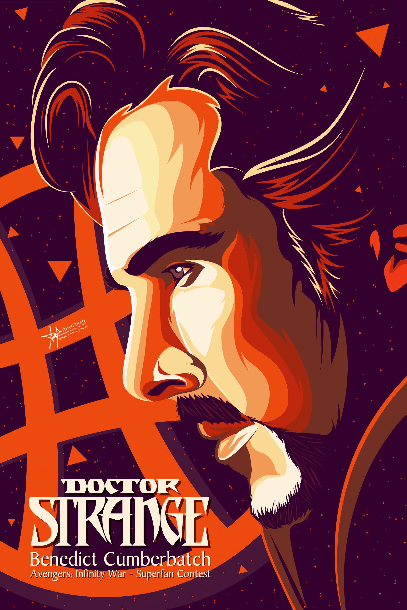 Artstation Doctor Strange Fanart Superfan Contest 2018 Tuỳn Pucca