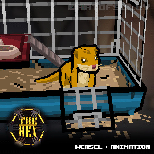 Weasel + Animation (Asset for 'The Hex')